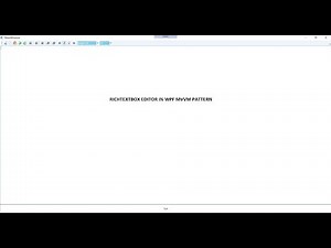 WPF Customize RichTextBox Editor using mvvm pattern