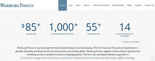 Why Warburg Pincus for Private Equity? / Overview of Warburg Pincus