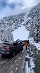 Onlookers Flee as Avalanche Engulfs Highway Stevens Pass, Washington — January 22, 2025 A moment of awe turned to terror for a group of motorists on Highway 2 when a massive avalanche cascaded down a mountainside and engulfed a bridge they were standing on. Video from the scene shows several people out of their cars watching a seemingly small snow slide high up the mountain. Suddenly, a man is heard shouting, "Avalanche! Back up!" The slide rapidly grows into a monstrous wall of snow, hurtling t