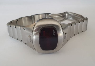 Pulsar Time Computer P4 Vintage USA LED Uhr ca. 1975 mit Box + Instructions | eBay