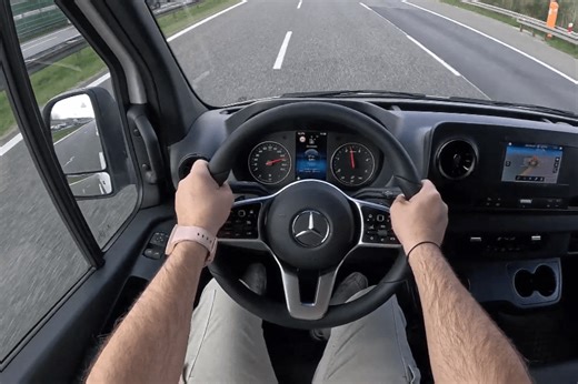 2023奔驰Sprinter 170HP 第一视角试驾