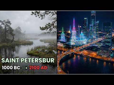 Evolution of Saint Petersburg | Fixed-Camera Timelapse: 3,000 Years in 15 Minutes
