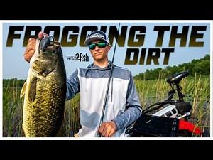 Frog Fishing Post-Spawn Bass in the Dirt