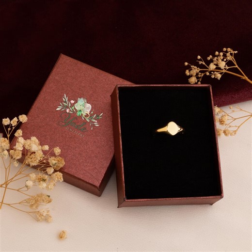 14K Gold Oval Signet Rings, Minimal Signet Ring, Polished Silver Ring, Sterling Silver Signet Ring, Mothers Day Gift, Loves Day Gift - Etsy