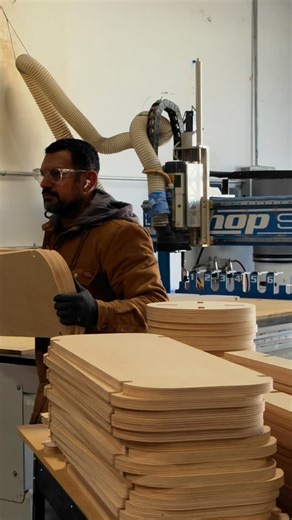 unfnshed | Behind the scenes of what it’s like inside our shop. We do everything in house from design, cutting, sanding, and even shipping. | Instagram