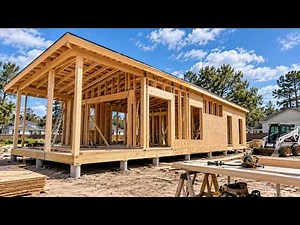 House Framing From Start to Finish — The Complete Build in 44 Minutes