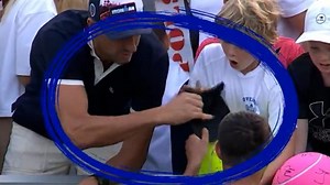 Polish CEO steals boy’s hat at US Open