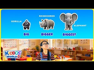 Learning Comparative and Superlative Words with Miss V