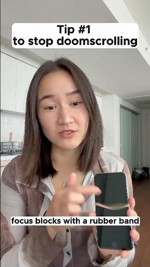 Stop doomscrolling with a rubber band