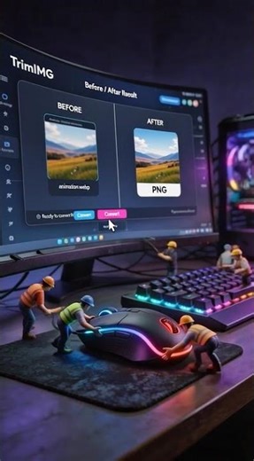 Online PNG Image Converter #shorts #pngconverter #png #imageoptimization #pngtowebp