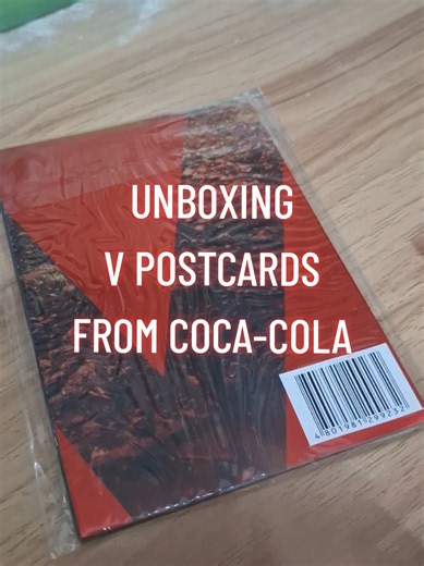 Get your Coca-Cola Cap or V Postcard Accordion Set on 7/11 stores now! Watch until the end to see mechanics on how to avail and claim 💜 #bts #v #cocacola #kimtaehyung #unboxing