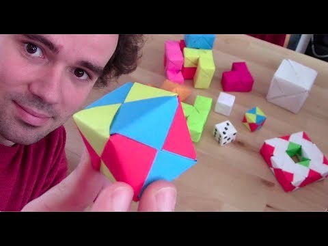 Fabriquer des cubes et polycubes en origami - Micmaths