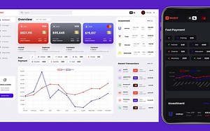 【素材】使用HTML CSS和JavaScript以及明暗模式的响应式管理仪表板