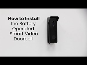 How to Install the Battery Operated Video Doorbell