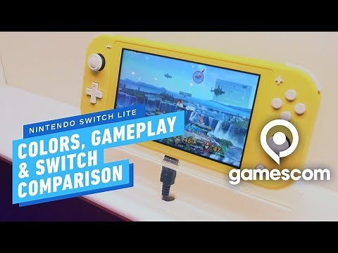 Nintendo Switch Lite Is Here! All Colors, Gameplay, and Switch Comparison - Gamescom 2019