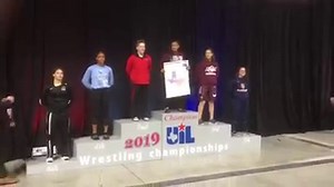 3.5K views · 134 reactions | Uvalde High School Coach Nick Hernandez gives Adelyhda “Lala” Perez her first place medal during the award ceremony. #3TIMESTATECHAMP Video by Pete Luna. | The Uvalde Leader-News | Facebook