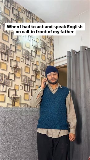 6.9K views · 12 comments | When I had to act and speak English on call in front of my father | Raghu Raghav | Facebook