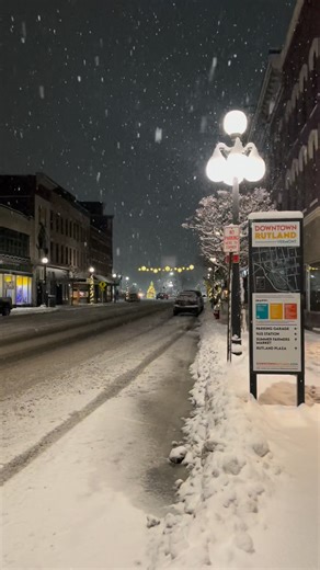 The first big snowfall of the season is always beautiful ❄️ | Real Rutland