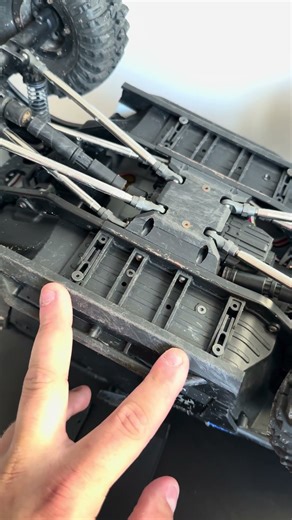 Axial cj7 3-D printed skid install