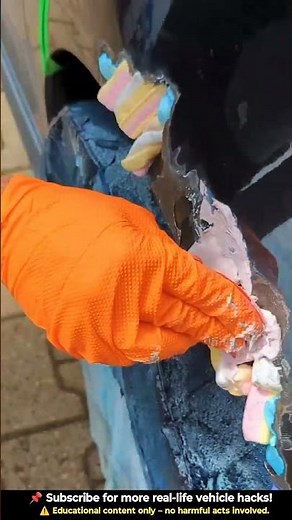 How to Fill a Rust Hole Like a Pro! 😱🛠️ Easy Mechanic Bodywork Fix #automobile