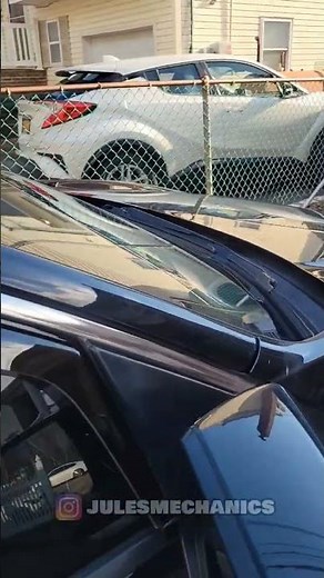 Weathertech VS Stock On Rain Guards #automobile #hondacivic #autorepair