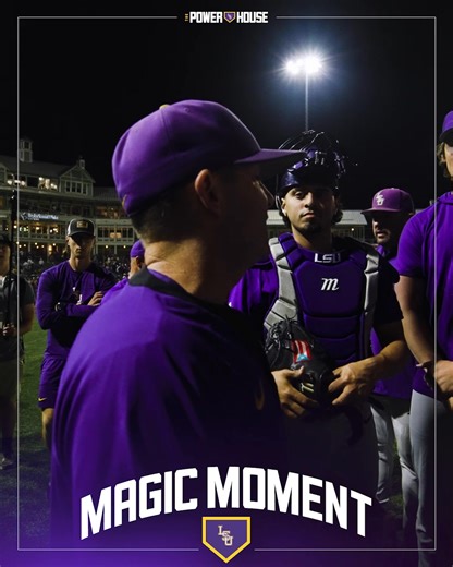 24 battled and earned the magic moment tonight 🪄 | LSU Baseball