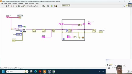 LabVIEW Lesson 211 Fatek PLC Protocol (下)