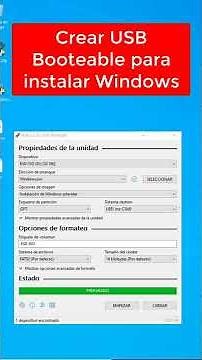 Create a bootable USB drive with Rufus to install Windows