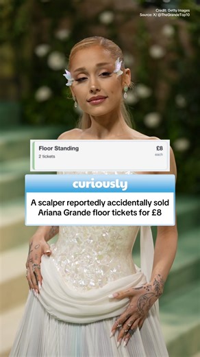 1.1M views · 3K reactions | Imagine getting Ariana Grande Eternal Sunshine Tour tickets for £8  #arianagrande #arianator #eternalsunshine #eternalsunshinetour #ticketmaster | Curiously | Facebook