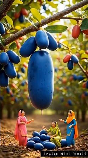 Miniature Honeyberry Juice🍹 Tiny Punjabi Women Make Giant Fruits Juice#shorts #trending #tinyworld