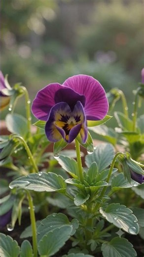 From buds to pansies in 10 seconds 💜