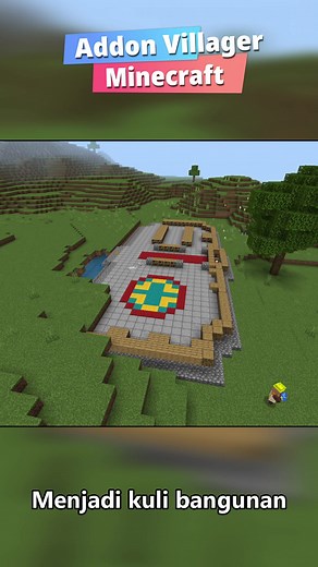 Cara Membuat Villager Jadi Kuli Bangunan di Minecraft