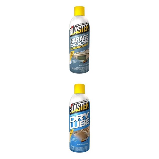 Blaster 9.3 oz. Premium Silicone and Advanced Dry Lube Spray Lubricant Combo (2-Piece) - The Home Depot