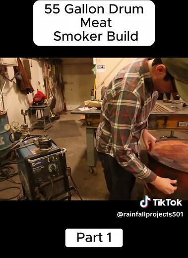 55 Gallon Drum Meat Smoker Build -Part 1-