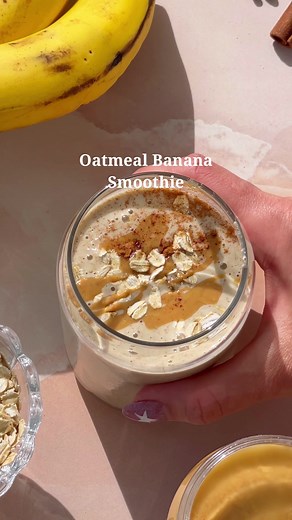 31 Days of No Alcohol - Healthy Oat Smoothie Recipes