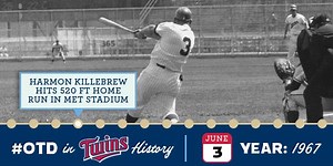 95K views · 948 shares | On this date in Twins history, Harmon Killebrew hit a 520 foot home run! | Minnesota Twins | Facebook