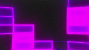 Abstract blocks of neon lines