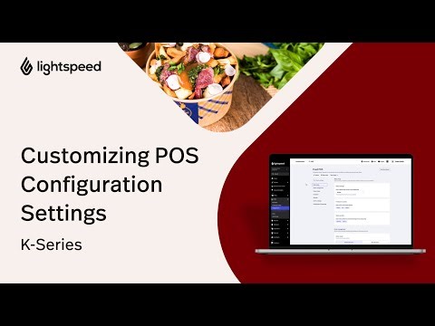 Customizing POS Configuration Settings