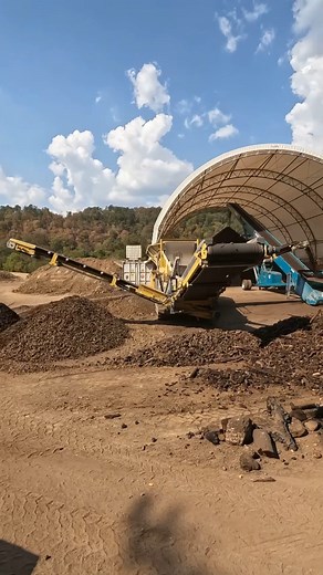 Screened to perfection.  Here’s a look at our topsoil screening process — removing debris, refining texture, and creating a high-quality product ready for your next landscape project. ♻️  philipbirchrcm@gmail.com  205-936-3329 Send us a DM | Recovered Construction Materials | Facebook