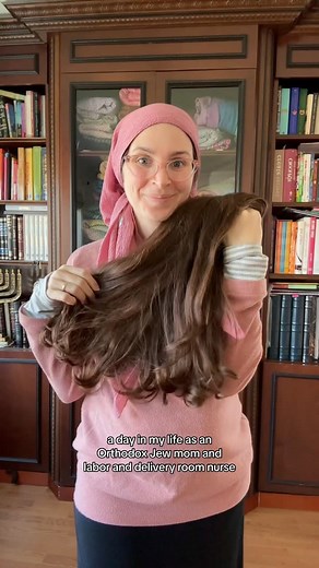 Miriam Malnik-Ezagui on Instagram: "A day in my life as an Orthodox Jew, mom, and labor and delivery nurse. Today’s adventure includes a visit to a matzah bakery, @laserbyahuva , prepping dinner, and then I’m off to work a night shift at the hospital. #dayinmylife #wig #matzah #laserhairremoval #dinner #laboranddelivery"