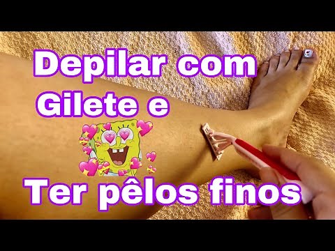 Como depilar com gilete e não engrossar os pêlos