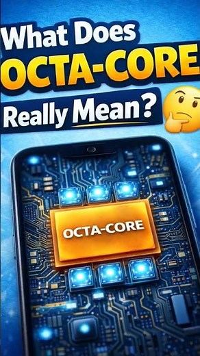 What does Octa-Core really mean in #Chipset#PhoneProcessor#TechExplained#TechnologyFacts