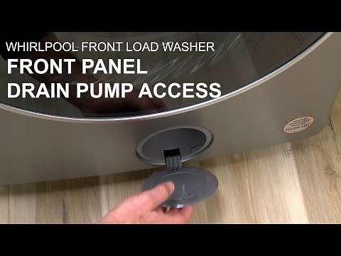 Whirlpool Front Load Washer Drain Pump Access