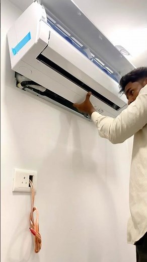 Ramdan day 1/30🌙 || Ac fitting at home @Zam@Zamzam_air_conditioner