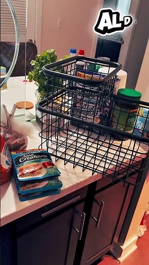Pantry Transformation on a Budget | Wire Basket Organization