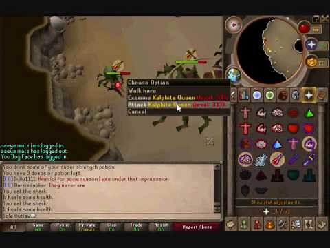 RuneScape KALPHITE QUEEN SOLO 1 DEFENCE PURE