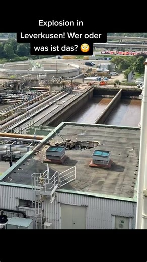 Explosion at Bayerwerk Chempark in Leverkusen