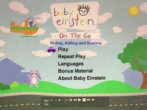 Baby Einstein on the go dvd menu