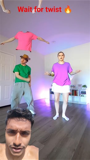 Invisible Magic Dance Trick 😱 (Chanel x Shiny Trend)#shortvideo #shorts #couple #trend #dance