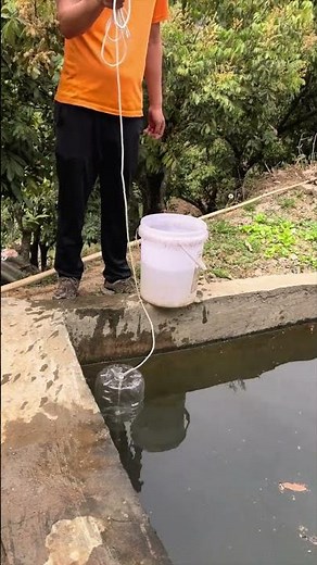 The principle of fetching water from ancient marching kettles